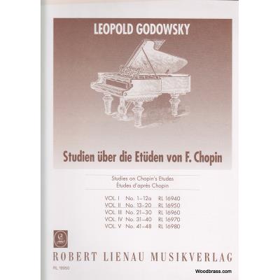 Méthodes et pédagogie Robert Lienau Musikverlag GODOWSKY LEOPOLD - 53 ORIGINAL STUDIES VOL.2 - PIANO Piano