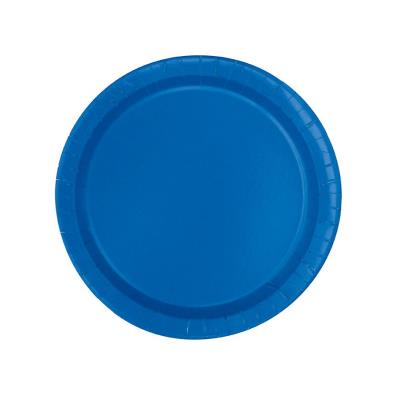 Assiettes bleues (x16)