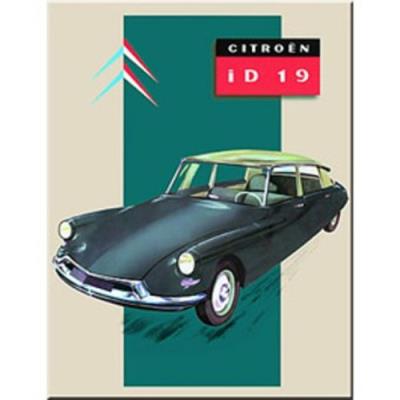 Petite plaque métal Citroën ID 19