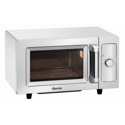Bartscher 10250M - Four micro-ondes monofonction - pose libre - 25 litres - 1000 Watt - acier inoxydable