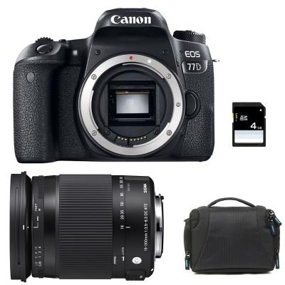 CANON eos 77d + sigma 18-300 os hsm contemporary + sac + sd 4go