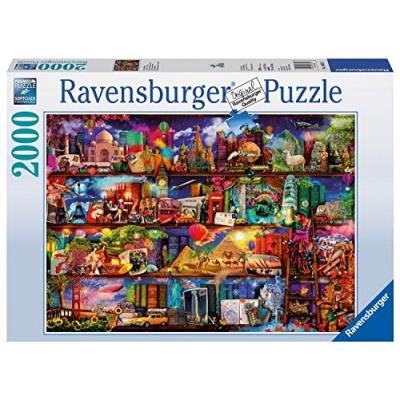 Ravensburger - 16685 - Puzzle Classique - Le Monde Des Livres - 2000 Pièces