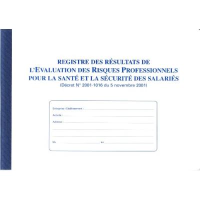 Elve registre résultats évaluation des riques professionnels 210x297 60 pages 1466