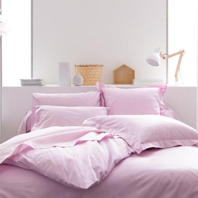 Today 201502 drap plat coton poudre de lila 180 x 290 cm