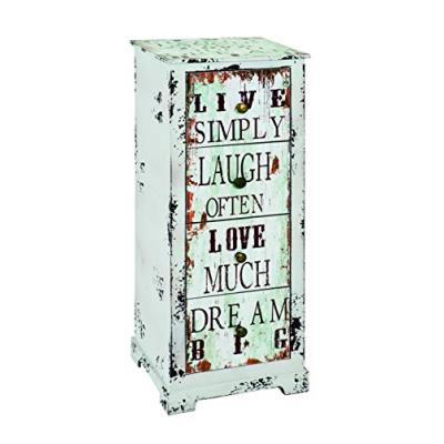 Haku 27945 style vintage commode en mdf multicolore 27 x 30 x 76 cm