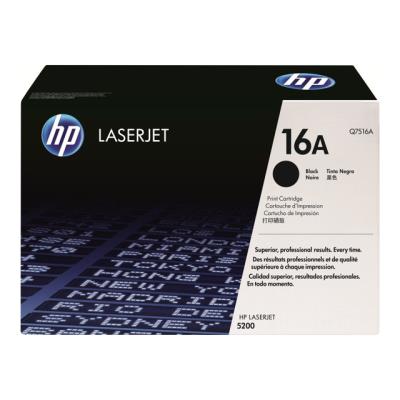 HP 16A - zwart - origineel - LaserJet - tonercartridge ( Q7516AC ) - Contract