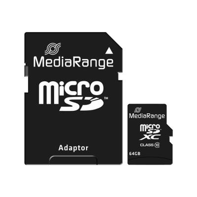 MediaRange - flashgeheugenkaart - 64 GB - microSDXC
