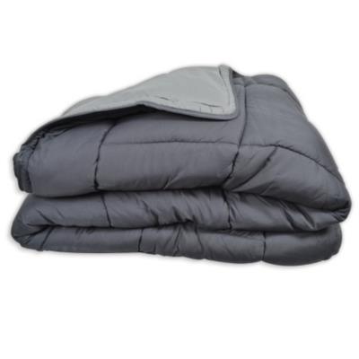 CALGARY couette Microfibre Acier/Argent 240