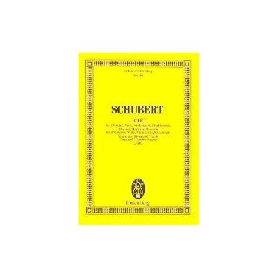 Partitions classique EULENBURG SCHUBERT FRANZ - OCTET F MAJOR OP.166 - STUDY SCORE Grand format