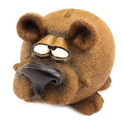 Méga tirelire 'Ours' humoristique