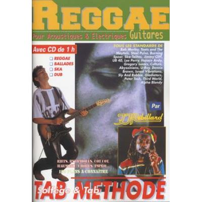Méthodes et pédagogie JJREBILLARD REBILLARD - REGGAE GUITARE + CD Guitare basse