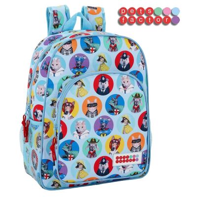 Pets-Mascottes Sac à dos Cartable adaptable 32x42x14