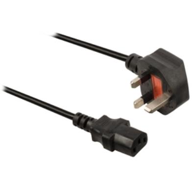 Câble dalimentation à prise anglaise mâle - iec-320-c13 5.00 m noir valueline