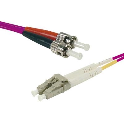 Cordon duplex om4 50 125 rose lszh lc st - 8m