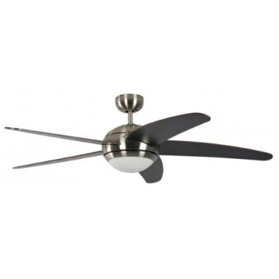 pepeo ventilateur de plafond melton nickel/brun