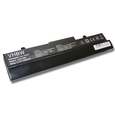 Batterie LI-ION 4400mah 10.8V noir compatible pour ASUS remplace AL32-1005, AL31-1005, 90-OA001B9000, 990AAS168288, 0B20-00KA0AS etc.