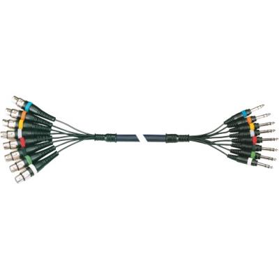 Yellow Cable 8 J STER MALE/8 XLR FEMELLE 3M