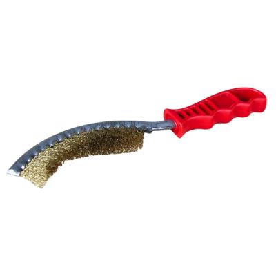 Outifrance - Brosse metallique concave acier laitonné