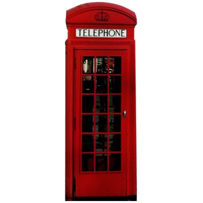 RUE DE LA FETE Figurine en carton Cabine t&eacute;l&eacute;phonique Londres 191 cm