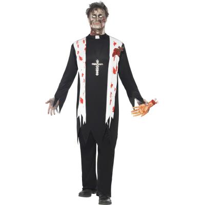 Déguisement zombie religieux homme Halloween Large