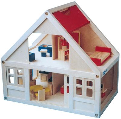 Maison De Poupee Bois + Accessoire