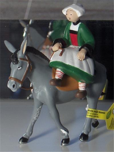 * fig. becassine à dos de mulet