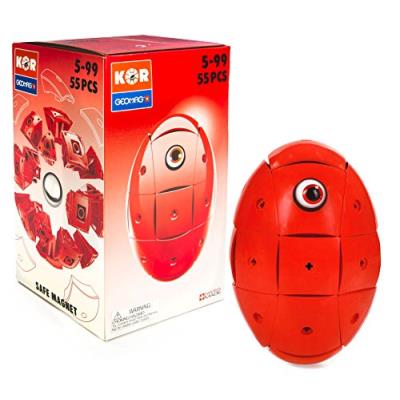 Geomag - 676 - jeu de construction - kor basic  - rouge