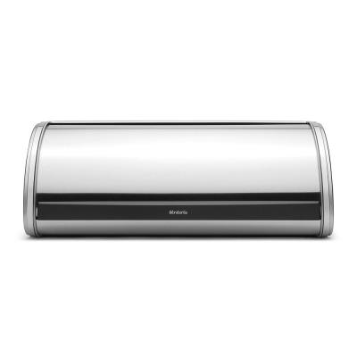 BRABANTIA BOITE À PAIN AVEC COUVERCLE ROULANT ACIER MATTE