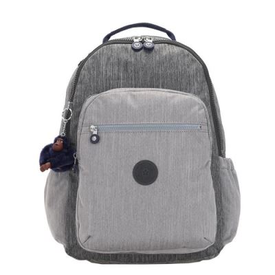 Kipling Seoul Go Rugzak ash denim bl