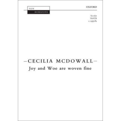 Joy and Woe are woven fine: Vocal score (New Horizons) - [Version Originale]
