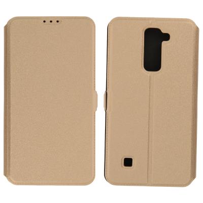 Housse Etui Folio Portefeuille LG Stylus 2 - Or - Protection Ultra-fine