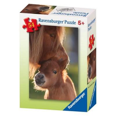 Ravensburger - Puzzle 54 Pièces - Jument et Son Petit