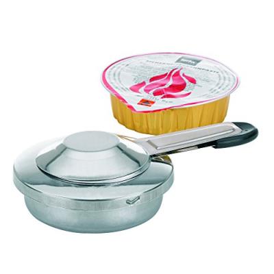 Kela 63067 set brûleur à fondue + 1 pâte, acier inoxydable 18/10, 'vesuv'