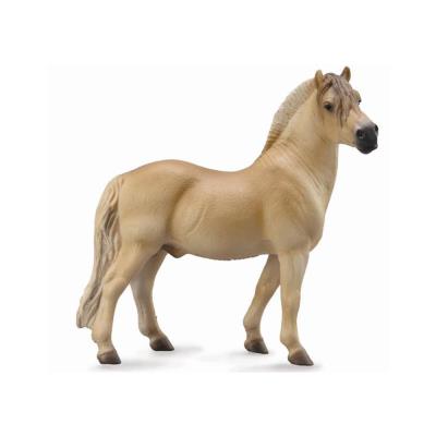 Figurine Cheval : Etalon Fjord isabelle brun Figurines Collecta