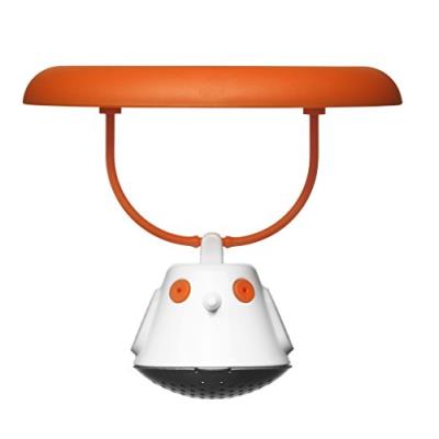 Qdo 567395 birdie couvercle-infuseur à thé plastique/acier inox orange