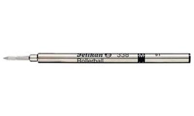 PELIKAN - recharge stylo roller 338, épaisseur: F, noir pour recharge stylo roller 338 et Celebry R 580/R 570/R 565/R 560 largeur de tracé: 0,8 mm, pointe massive
