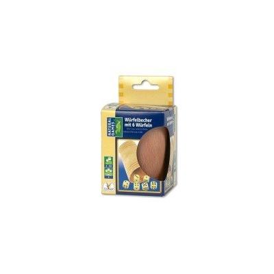 LEDERWÜRFELB. + 6 WÜRFEL *NEU*