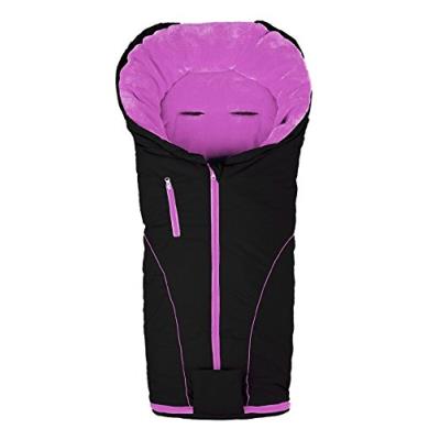 Altabebe chancelière clima guard pour poussette noir/rose