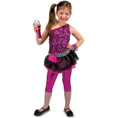 Déguisement Petite Rock Star - Taille 3/5 ans (94 à 108 cm)