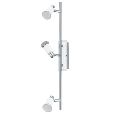 Spot Eridan chrome, blanc brillant 3x5w - EGLO LIGHTING - 90834