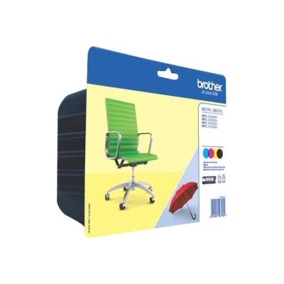 Brother LC229XL Value-Pack - 4 - zwart, geel, cyaan, magenta - origineel - inktcartridge