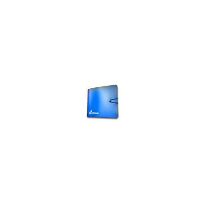 Mini-classeur - MediaRange - plastique pour 12 CDs ou DVDs, bleu
