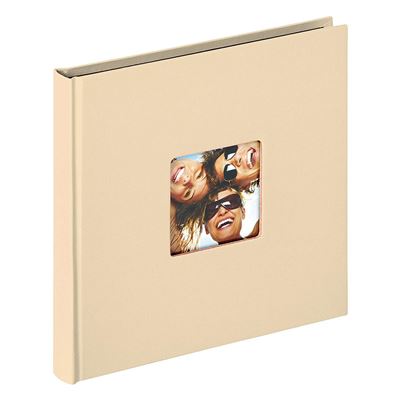 Walther Design FA-199-H Design Album Fun, 18 x 18 cm, crème, Parfait pour Instax instantanée Images