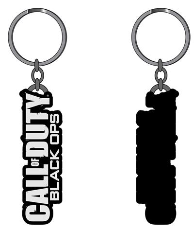 Call of Duty porte-clés caoutchouc Black Ops Logo