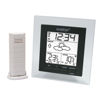 Station météo complète et compacte La Crosse Technology WS9137 Noir Transparent