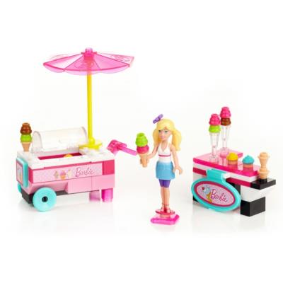 Mega Bloks – 80212 – Barbie – Build 'n' Style – Kiosque de Crème Glacée