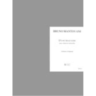 Partitions classique LEMOINE MANTOVANI BRUNO - D'UNE SEULE VOIX - VIOLON, VIOLONCELLE Musique de chambre