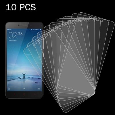 Lot de 10 : 0.26mm 9H+ 2,5D Film Verre Anti Explosion Xiaomi Redmi Note 2
