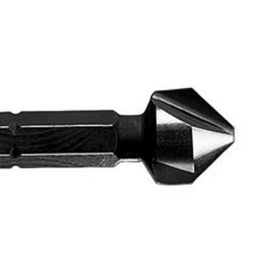 Bosch 2608596408 Fraise Conique Diamètre 16,5 Mm Chanfreinage 8 Longueur Totale 40 Mm Diamètre Queue 0,6 Cm