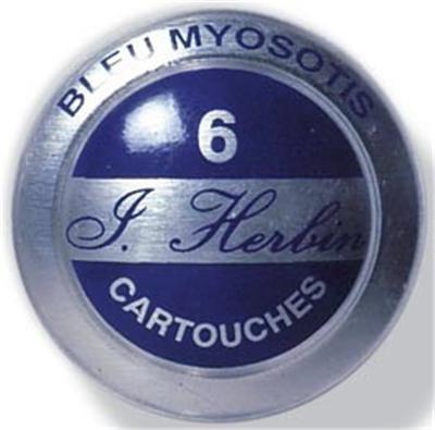Herbin - Boîte de 6 cartouches d'Encre standard - Bleu Myosotis
